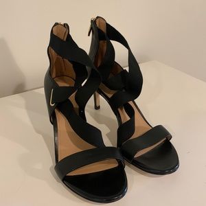 Siegerson Morrison black strappy heels